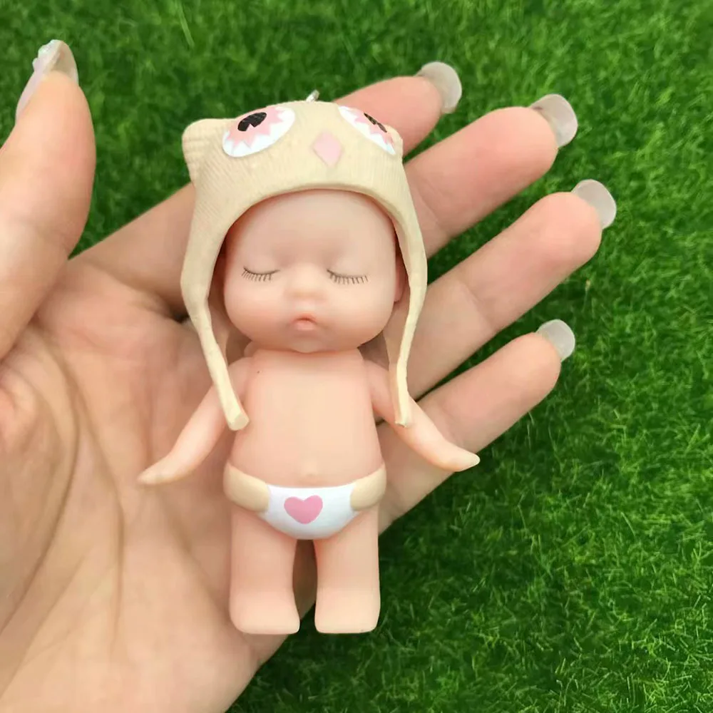 Брелок для спящей Куклы Kawaii Kpop креативное мягкое кольцо ключей сумка автомобиля