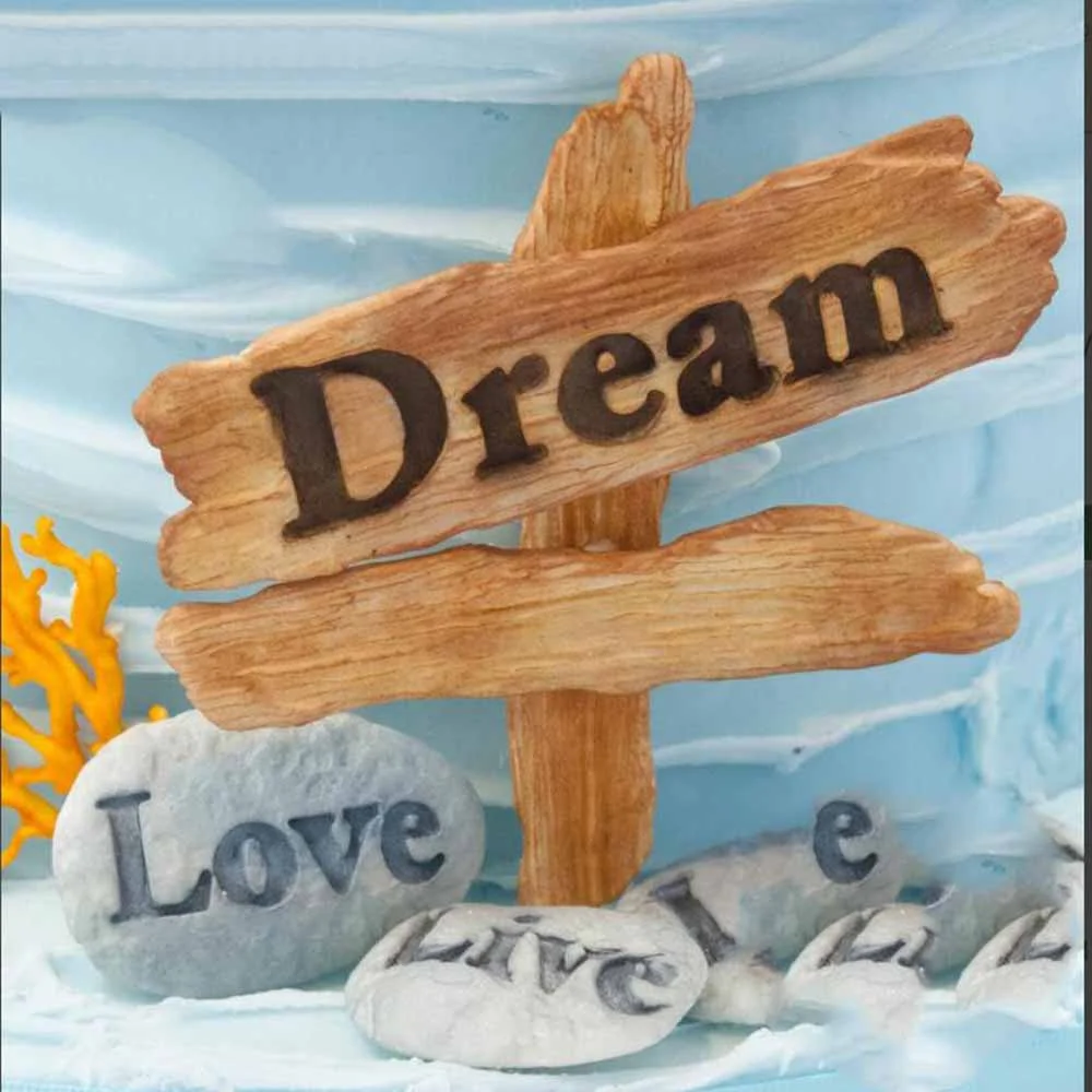 Силиконовая форма Мечта декоративная картонная для торта десерта шоколада