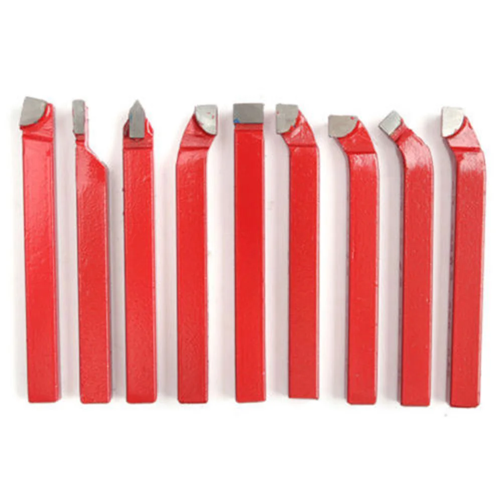 

11pcs/Set 75mm Short Tool 125mm Long Cutter Carbide Tip Cutting Metal Lathe CNC