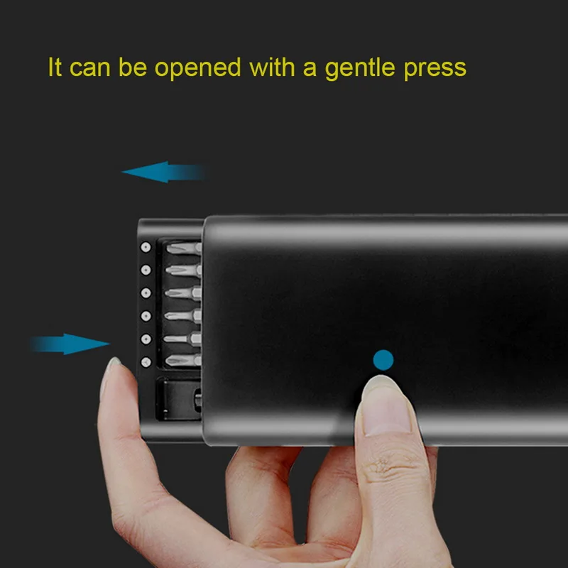 

Multi-purpose Precision Screwdriver Set 24 Magnetic Screw Bits Box Batch Model Daily Household Maintenanc Kit For Phones IPad