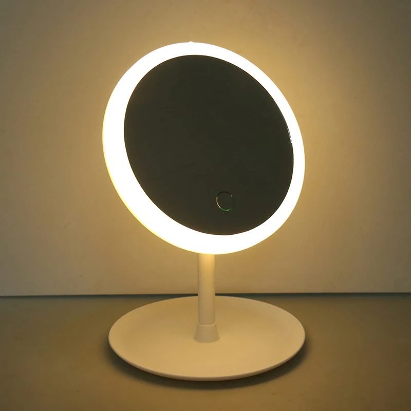 Mirror USB Use Led Makeup Smart Touch Control Lighted Desk Ring Light Vanity Stand Up | Красота и здоровье