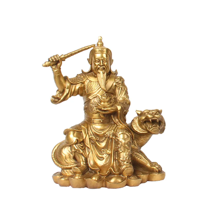 

LAOJUNLU Pure Copper Zhao Gongming Copper Tiger Fortuna Sitting Tiger Standing Tiger Fortuna Big Medium Small, Sitting Tiger 1