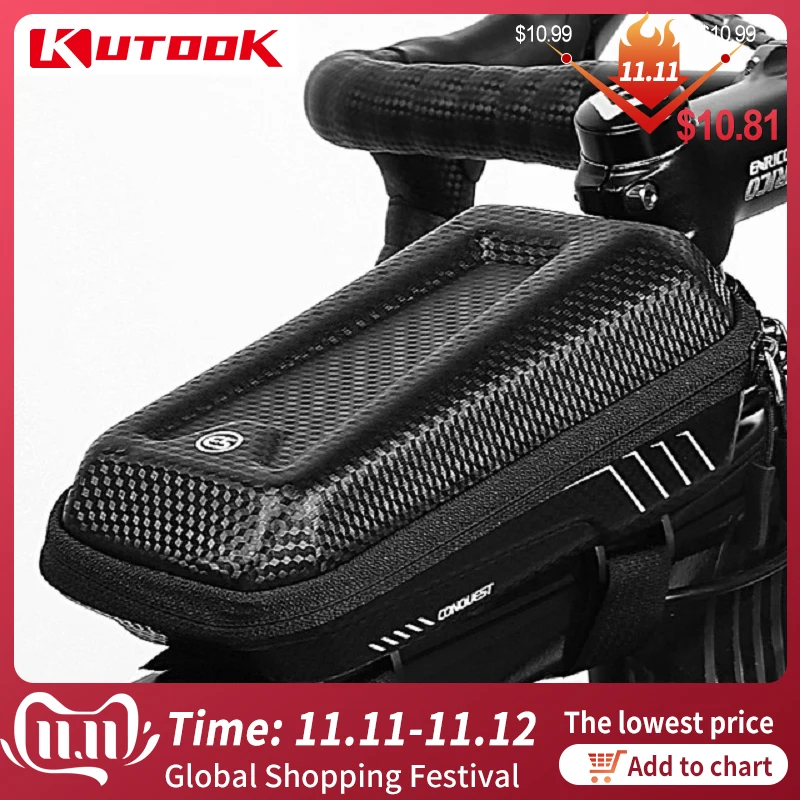 KUTOOK сумки для велосипеда велосипедная сумка на раму верхняя Передняя труба