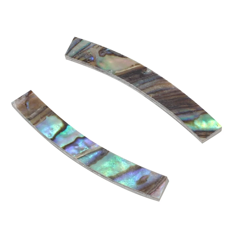 ABGZ-12Pcs гитара Soundhole Rosette Paua Abalone оболочка инкрустация изогнутая с полосами звук