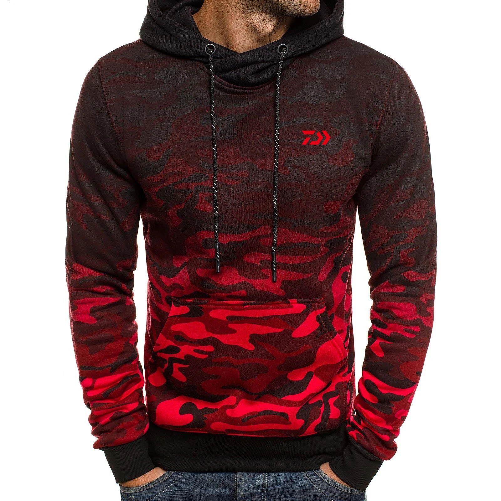 

Men's Hooded Jacket Casual Jacket camouflage Sweatshirt Men's Sportswear Sportswear Outer Fashion Men's Jacket 2021 New