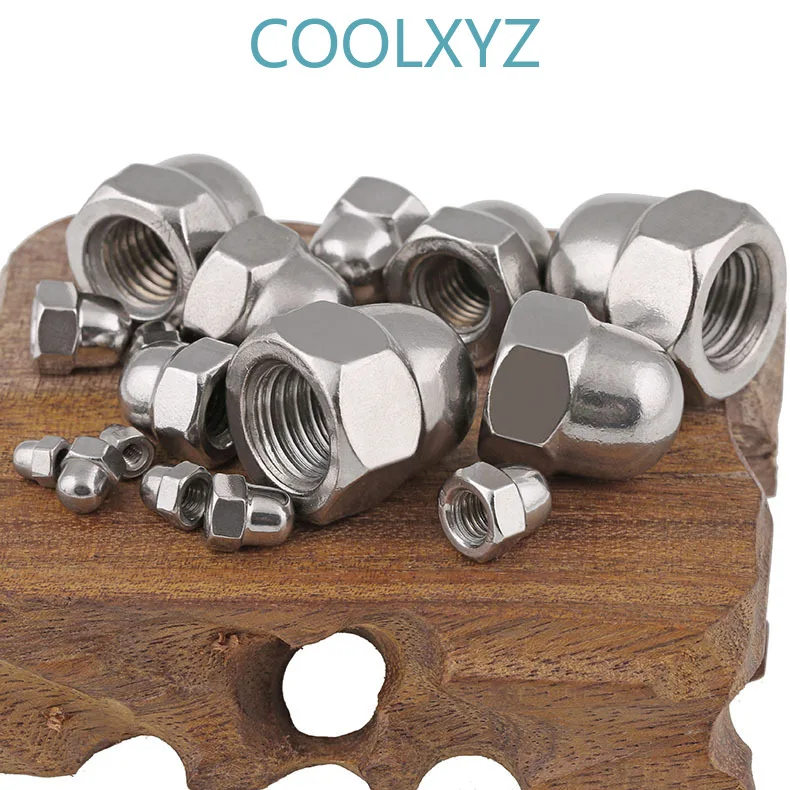 304 гайка из нержавеющей стали с обратной крышкой левой стороны 5 шт. | Обустройство