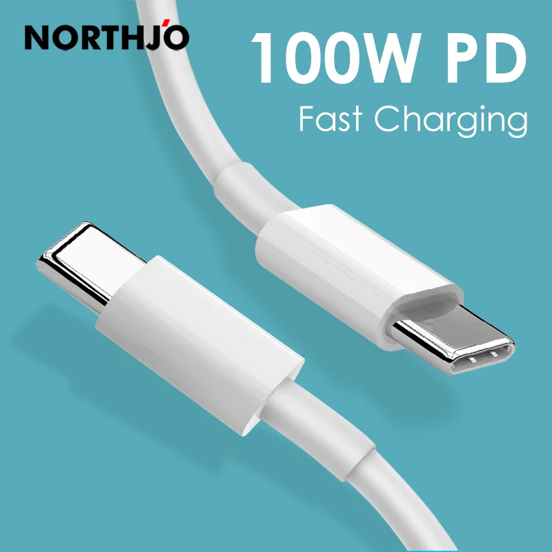 100w 5a usb type c кабель для зарядного уст