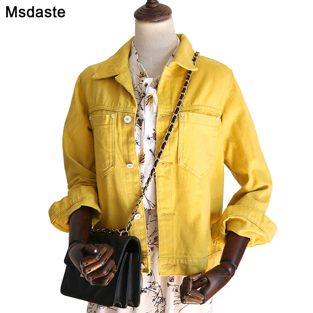 Женская джинсовая куртка 2020 женские длинные джинсовые куртки пальто красного