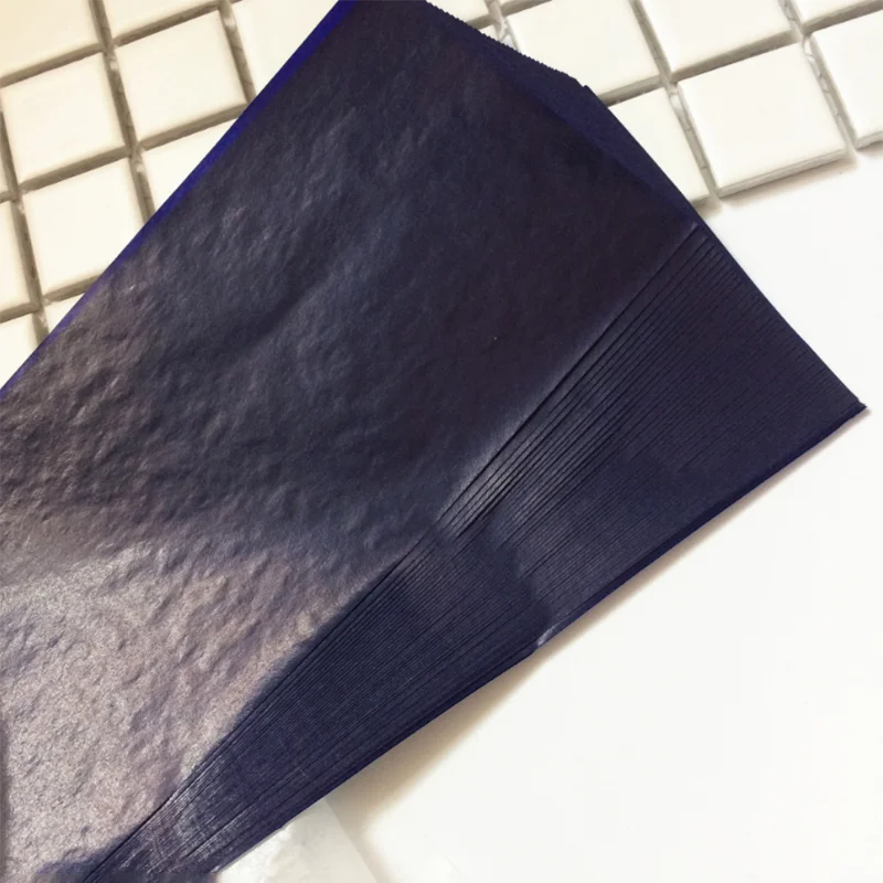 

50pcs Finance Carbon Transfer Paper 45K Thin Accounting Copy Paper Carbon Paper for Tracing Office School Stationery