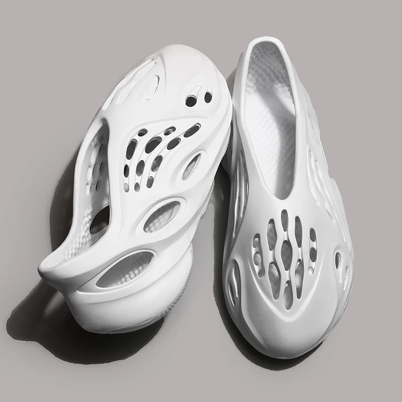 

Summer Casual Shoes Men Sandals Soft Mesh Couple Beach Slippers Men Swimming Sandal Foam Runners Comfort Flip-flops Slipper