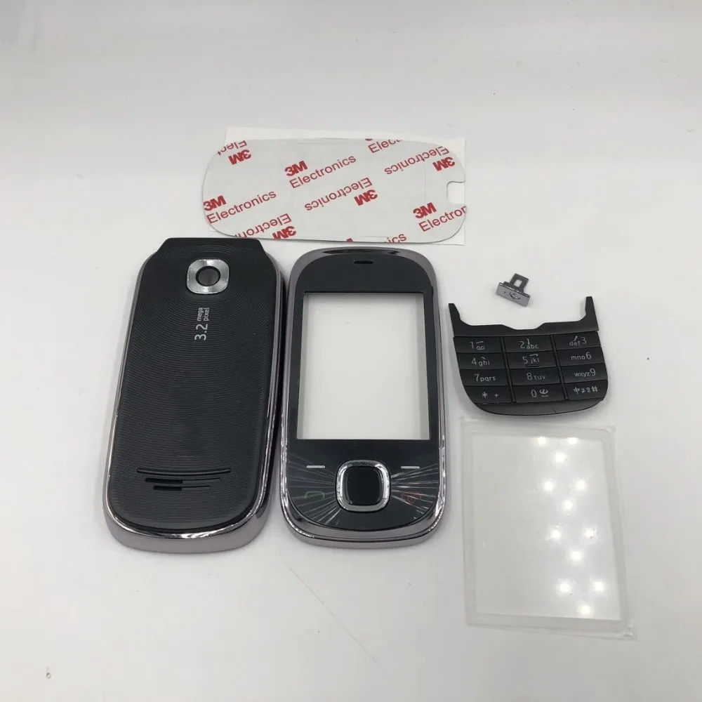 

Новый чехол с полным покрытием корпуса для Nokia 7230 крышка аккумулятора + рамка + клавиатура