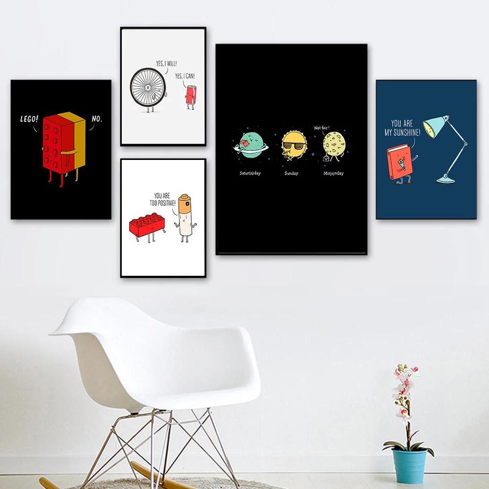 

Nordic Wall Art Motivational Quotes Text Canvas Painting Posters and Prints Wall Pictures for Living Room Decoration Home Decor