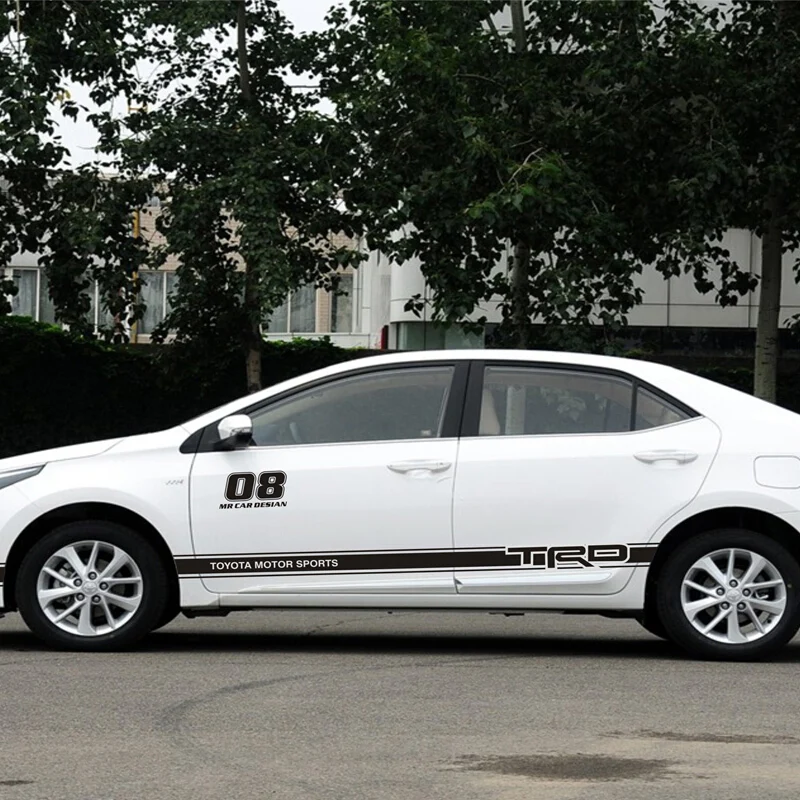 

Sport Stripes Car Stickers For Toyota Corrolla Levin car body stickers and decals auto sticker