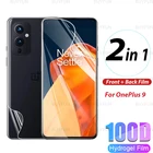 Гидрогелевая пленка для Oneplus 9 2 в 1, защитная пленка для oneplus 9 R Pro, oneplus 8 T Pro, 7 T, 7 T Pro, полное покрытие, HD