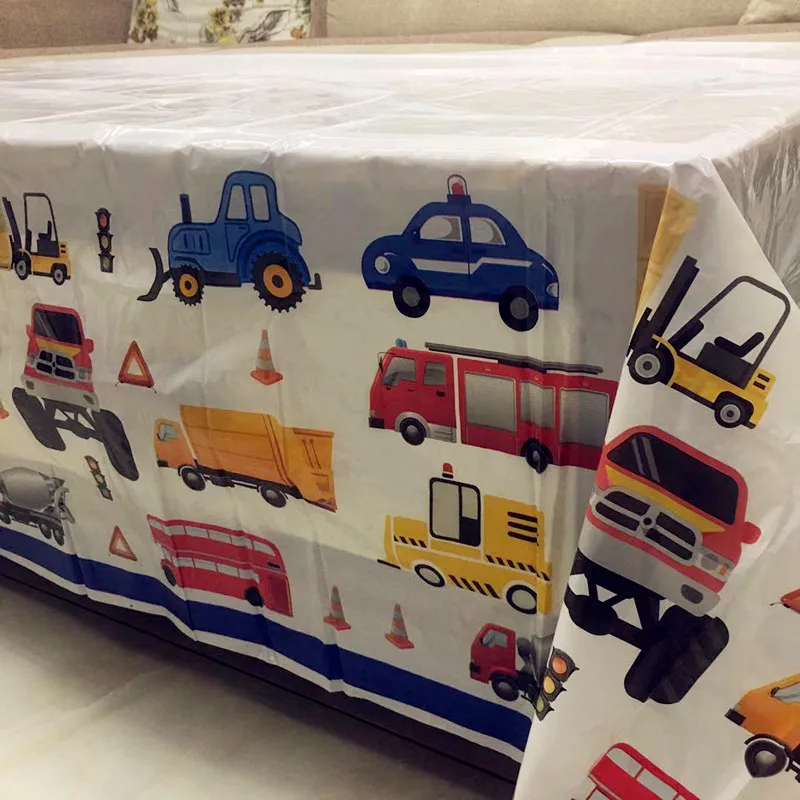 Товары вечерние красочные Мультяшные автомобили грузовики украшения для