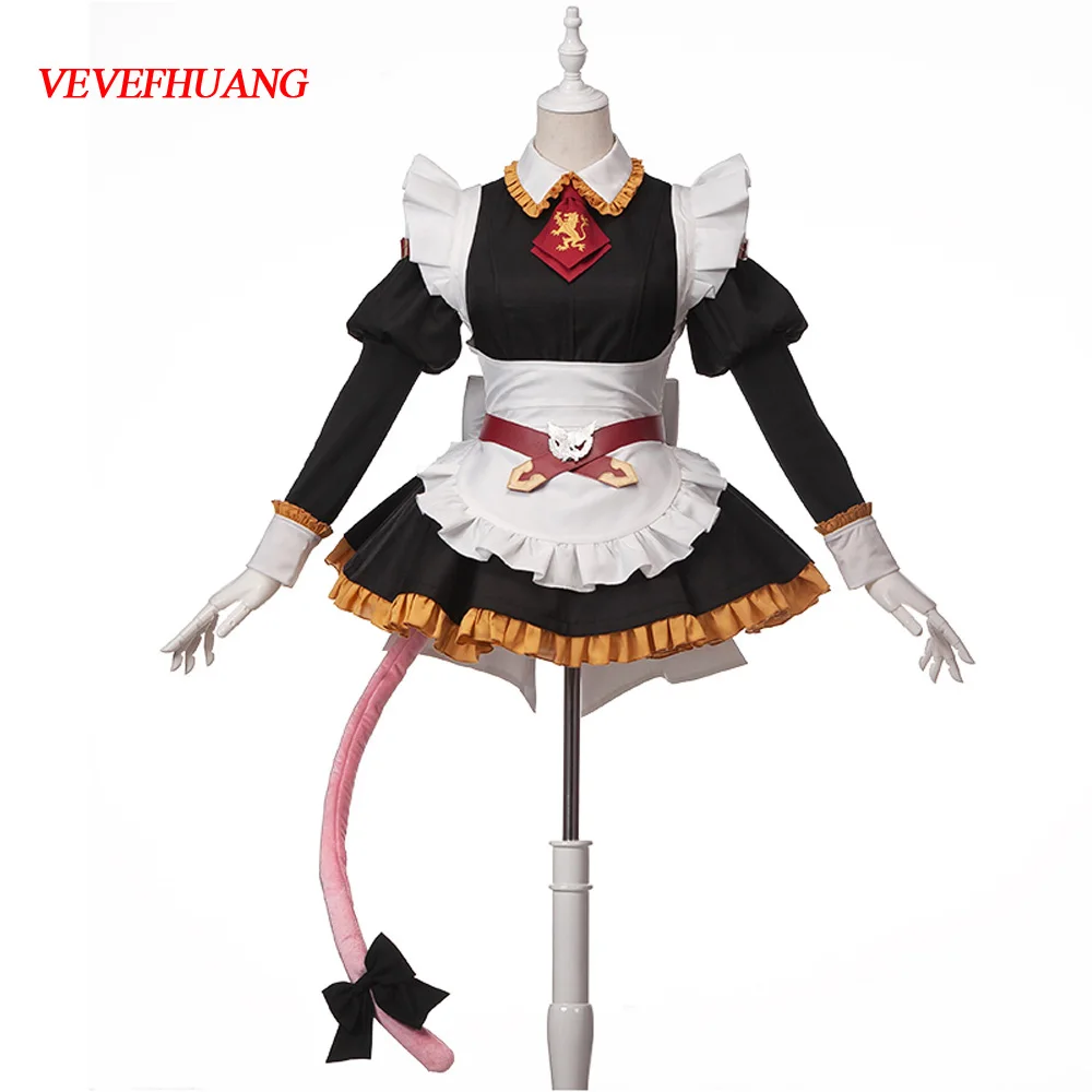 VEVEFHUANG аниме Fate/Grand Order Astolfo Косплей Костюм FGO Apocrypha горничная униформа платье