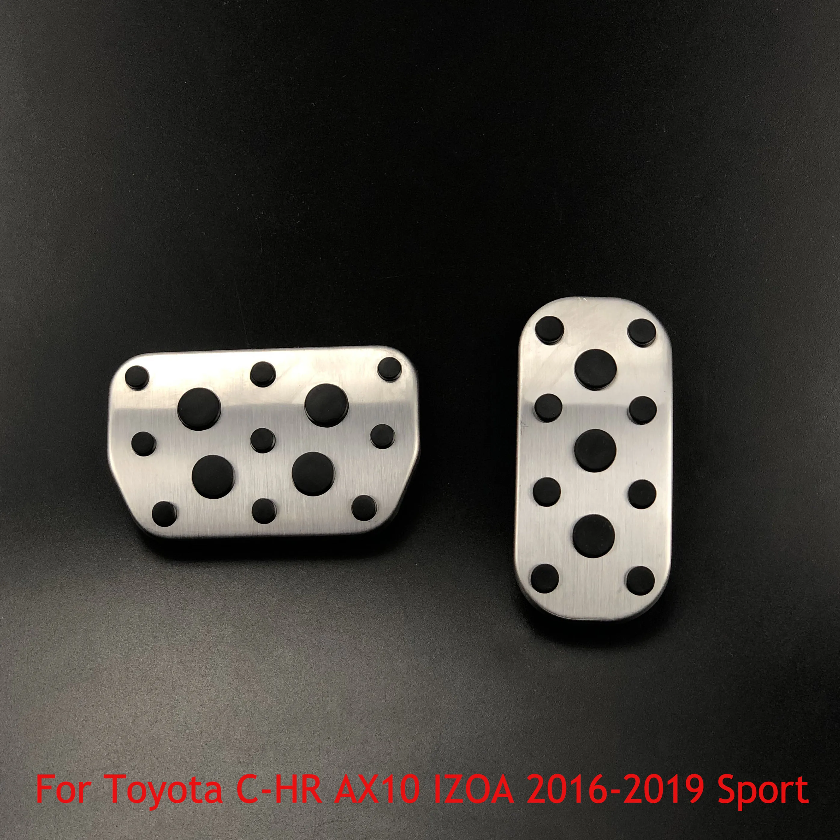 Accelerator Brake Педали автомобильные для Toyota C-HR CHR IZOA- Sienta Fortuner Harrier Accelerator педаль газа тормозного покрытия для педалей на аксессуары - Название цвета: Accelerator Brake
