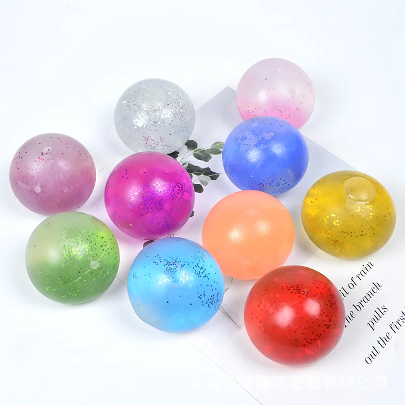 

Squeezable Soft Rainbow Ball Decompression Toy Kids Adult Fidget Antistress Stress Reliever Toy Stress Relief Ball