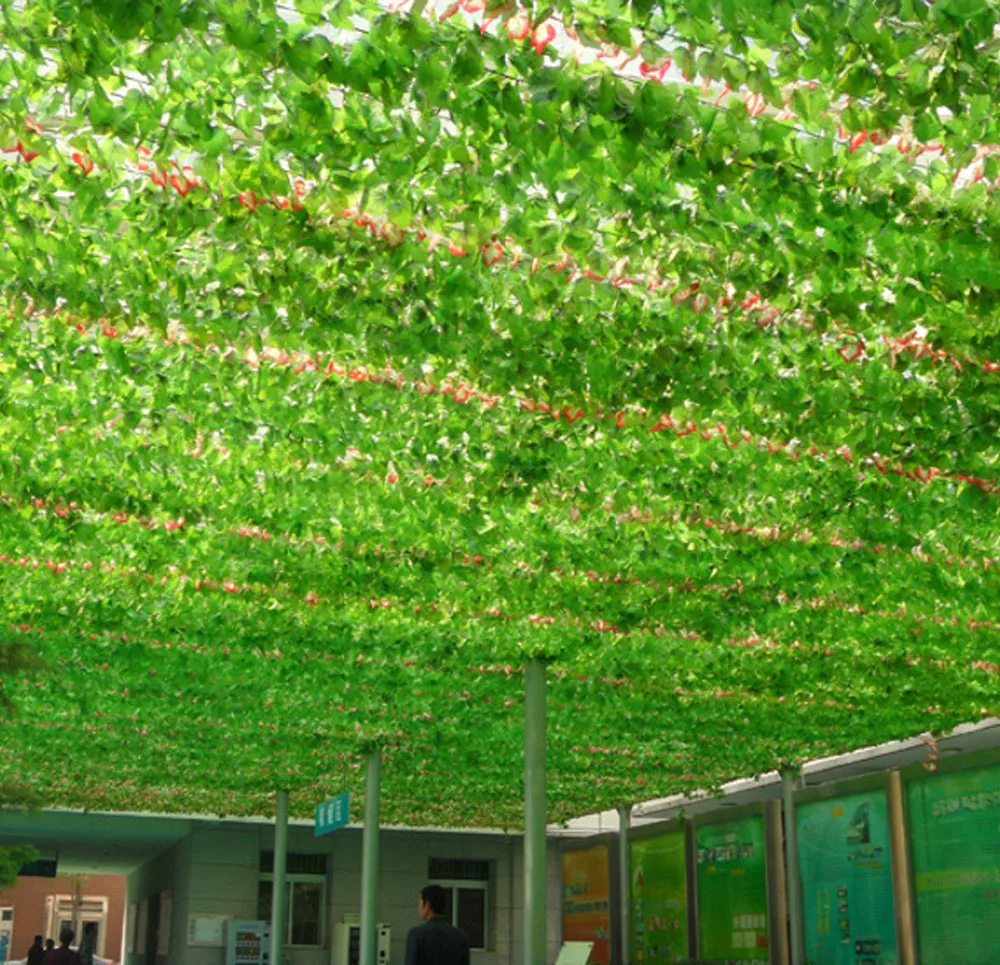 Искусственное украшение яркие виноградные листья из ротанга Вагина трава