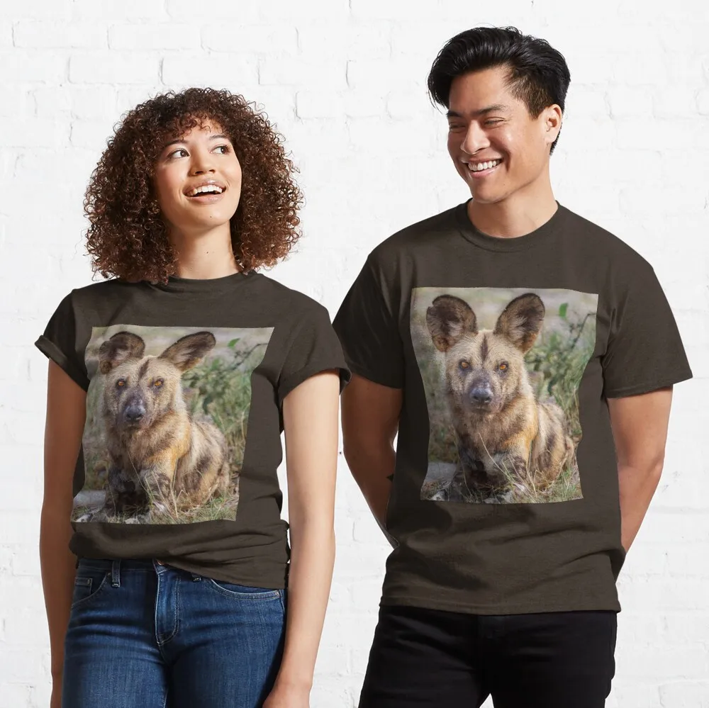 

Tops T Shirt Women Wild Face of a Dog Classic T-Shirt