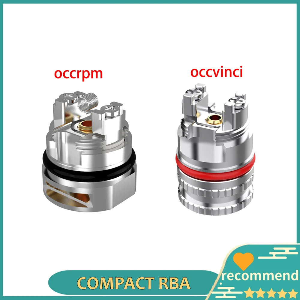 1 шт. Vaping tank COMPACT RBA распылитель катушка головка 510 резьба дизайн сердечников для rpm