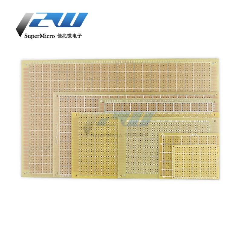 Масляная эпоксидная плата PCB печатная 5*7 7*9 9 9*15 12*18 стекловолоконная