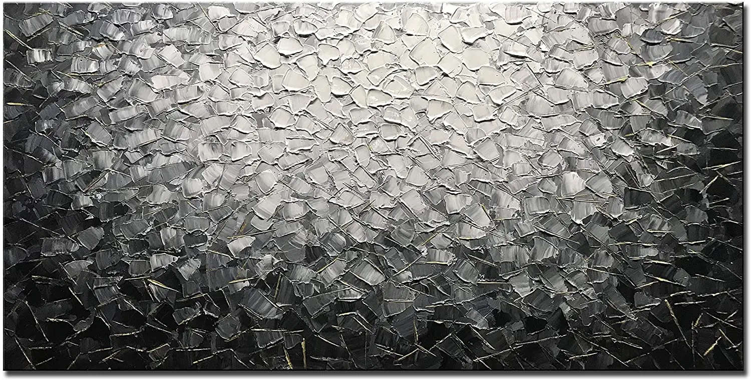 

Современная Абстрактная настенная живопись 100% ручная роспись маслом на холсте Настенная роспись Гостиная Спальня Коридор офис Домашний Де...