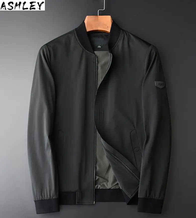 Мужская куртка осенняя Новинка свитшот с Бейсбольным воротником толстовка