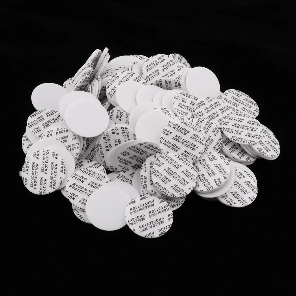 

LOT 200x Safety Tamper Foam Press Seal Cap Liner Jar Bottle Seals 25mm