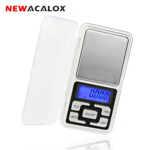 Цифровые весы NEWACALOX, электронные точные весы 200 г х 0.01 г для ювелирных изделий, стерлингового серебра, бижутерии