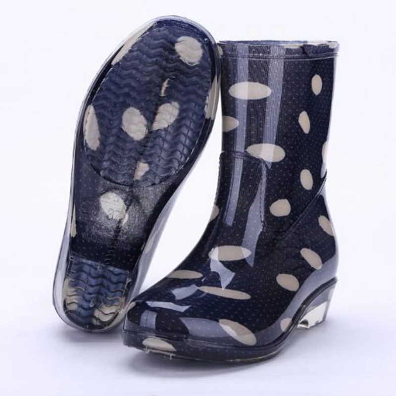 Aleafalling платье нового дизайна для девочек Непромокаемые сапоги Водонепроницаемая