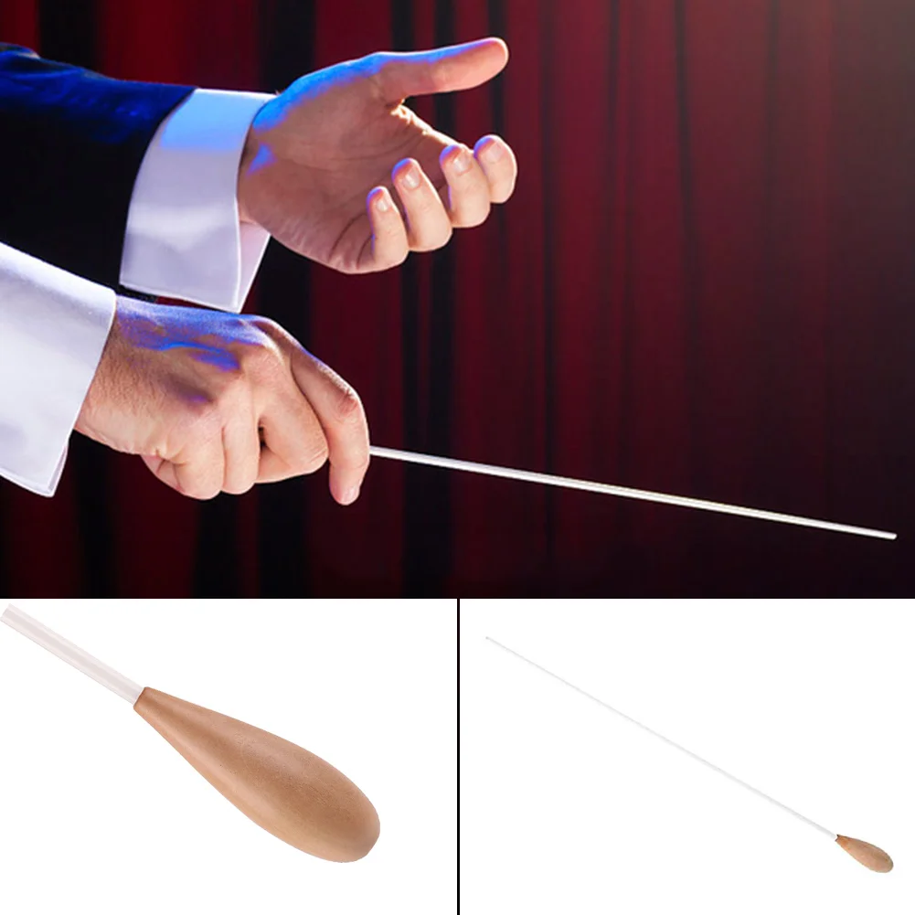 

38cm Concert Musical Conductor Baton Professional Orchestra Director Wand Pearwood Handle Symphony Choral Band Conducting