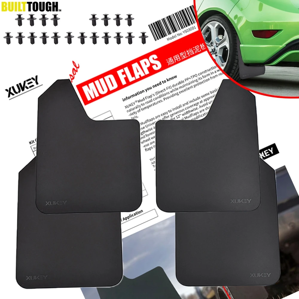 Брызговики для ралли брызговики Ford Fiesta ST ST150 ST180 ST200 LINE 500 ST500 Qty4 Zetec S Ghia XR4