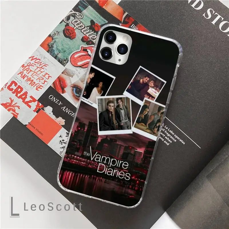 

Vampire Diaries Stefan Damon Phone Case For iphone 12 5 5s 5c se 6 6s 7 8 plus x xs xr 11 pro max mini