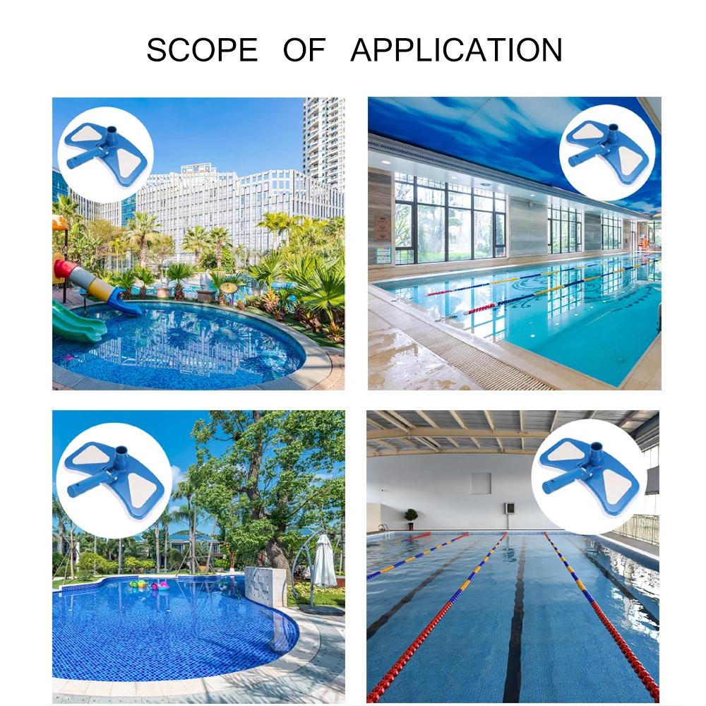 

New Outdoor Swimming Pool Vacuum Cleaner Floating Objects Cleaning Tools Suction Head Pond Fountain Vacuum Brush Cleaner