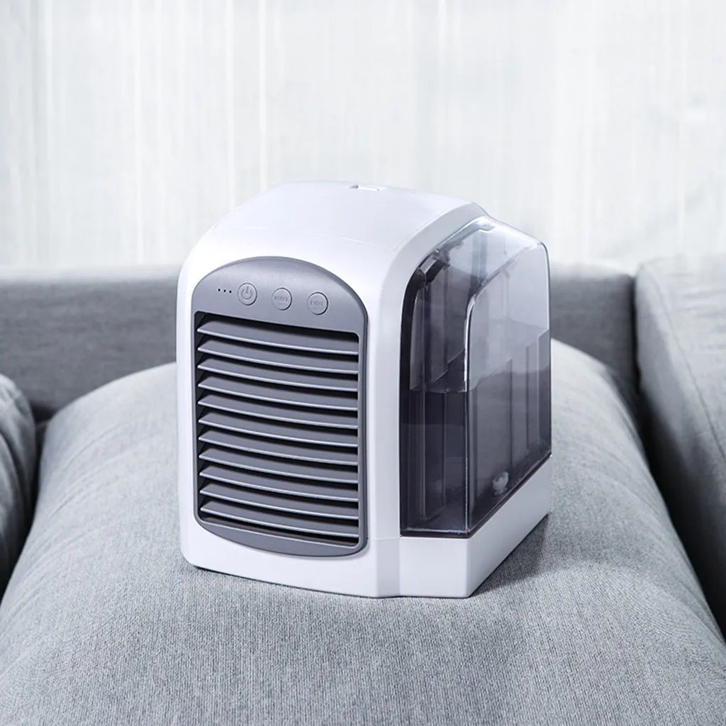 

Summer Hot Sale Upgraded Mute Air Cooler Portable Movable Air Conditioner Personal Usb Mini Air Conditioner Humidifier #4