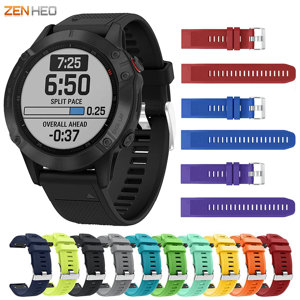 

22mm Quick Release Silicone Strap For Garmin Fenix 7 6 Pro 5 Plus Watch Band For Garmin Forerunner 935 945 Watchband
