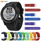 Ремешок для наручных часов Garmin Fenix 66 Pro55 Plus, сменный Силиконовый браслет с GPS для Garmin 935 945, 22 мм