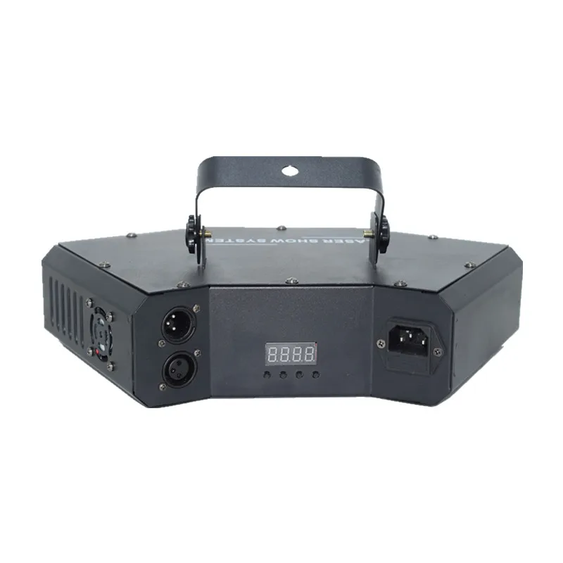 Новые 6 глаз RGB лазерное изображение линии луч сканирует DMX DJ танцевальный бар кофе Рождество дома вечерние дискотечный эффект светильник ing светильник системы шоу