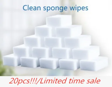 

20 штук многоцелевой щетки для чистки губчатая Чистящая салфетка специальная щетка для чистки Кухня инструменты для чистки Ванная комната щ...