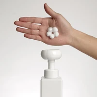 flower shape foam bottle refillable hand soap dispenser bathroom pump bottle travel shower gel foam pump bottles shower tools