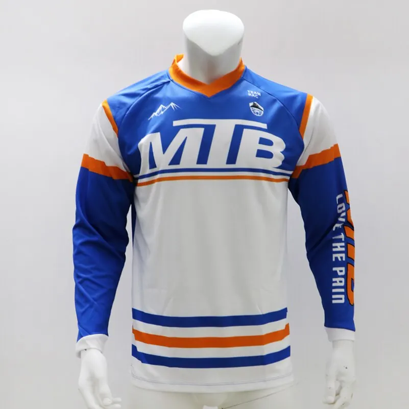 

Explosion Cycling Jersey bicycle cool sports shirt T downhill jersey Motorcycle Jersey Fitness breathable Long Sleeve T