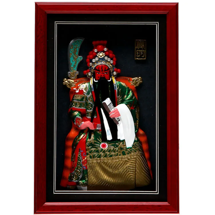 

Decoration Arts crafts girl gifts get married The Peking Opera picture frame China Home Furnishing wind Guan Yu Hotel decorative