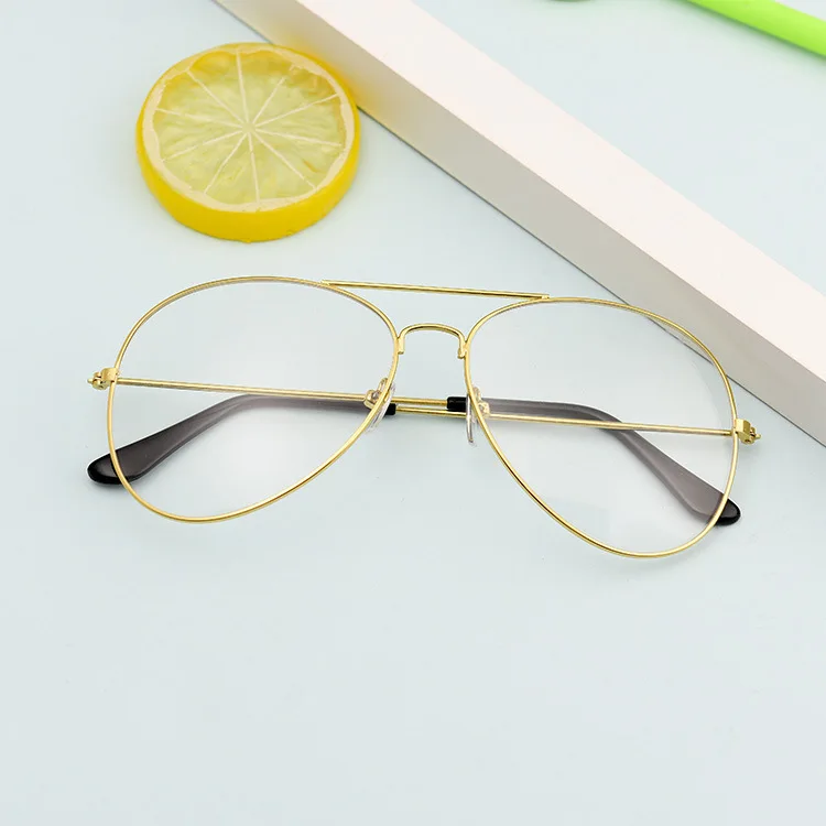 Модные винтажные Ретро очки с прозрачными линзами женские и мужские модные