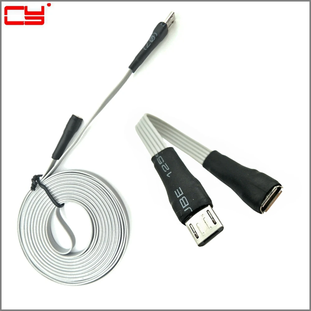 Высококачественный удлинитель с длинным штекером 1 м Micro USB 2 0 B 5 контактов