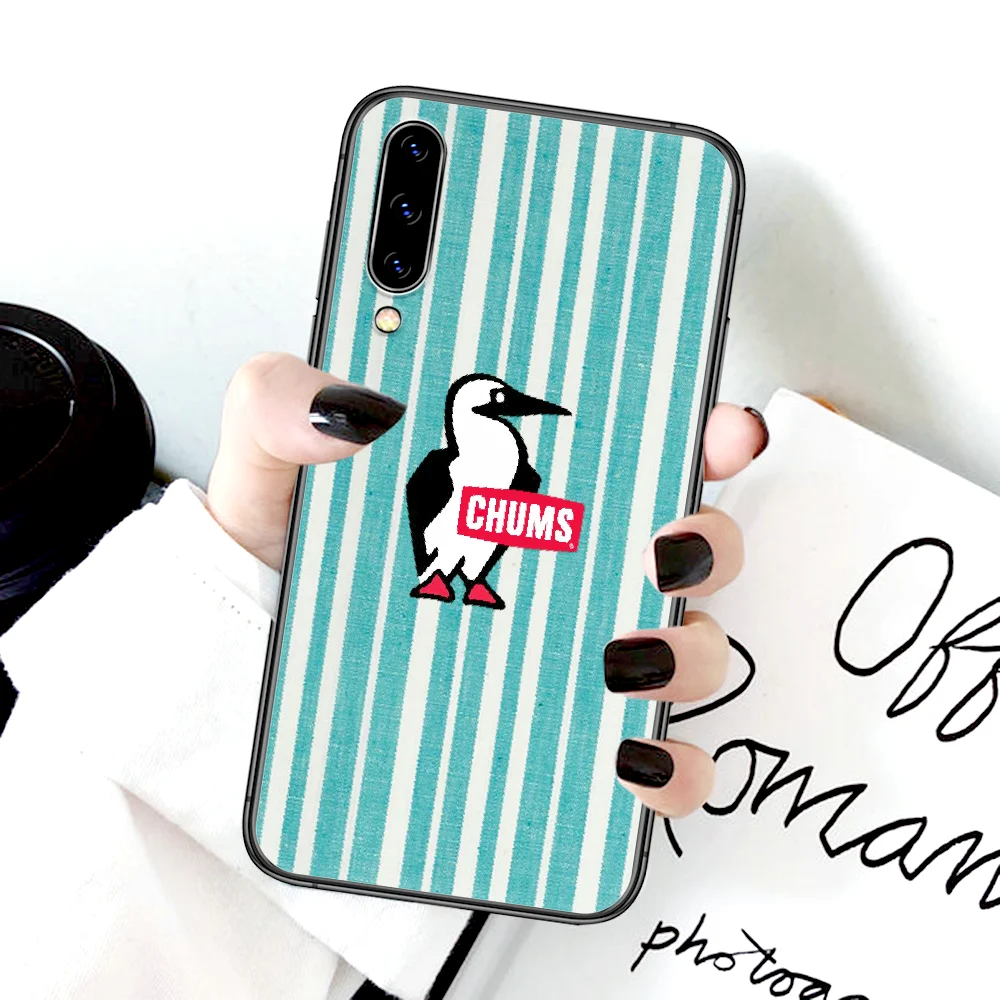 

Fashion CHUMS penguin Phone Case For Samsung Galaxy A 3 5 7 8 10 20 20E 21S 30 30S 40 50 51 70 71 black Funda Luxury Etui 3D
