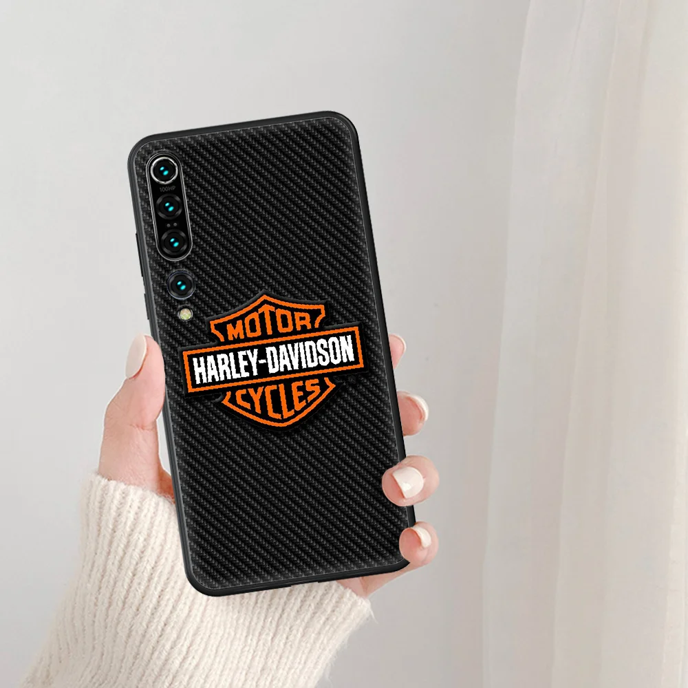

Harley Davidson Motorcycle Brand Phone Case For Xiaomi Mi Note 10 A3 9 MAX 3 A2 8 9 Lite Pro Ultra black Shell Pretty Back Trend