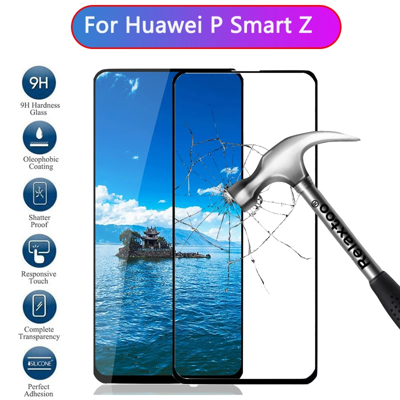 Закаленное стекло для huawei P Smart Z, защитное стекло, полное покрытие, Защита экрана для hauwei Y9 Prime P Smart