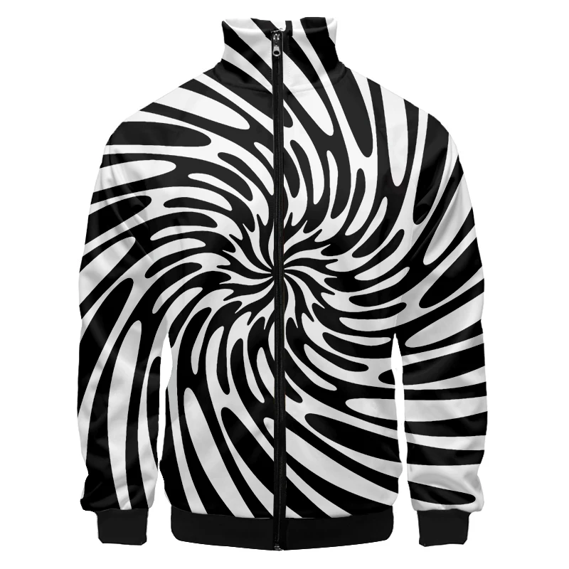 Повседневная куртка ley Graphic с цветочным 3D принтом кешью и воротником-стойкой