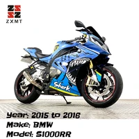 zxmt motorcycle panel abs plastic cowling bodywork full fairing kit for 2015 2016 bmw s1000rr 15 16 blue shark angry yellow